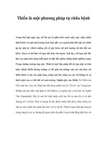 Thiền là một phương pháp tự chữa bệnh docx