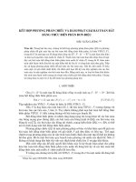 Báo cáo nghiên cứu khoa học: 