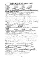 ĐỀ THI THỬ TN-ĐH MÔN ANH VĂN – TEST 2 pot