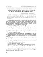 Báo cáo nghiên cứu khoa học: 