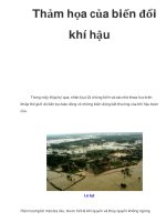 Thảm họa của biến đổi khí hậu pps