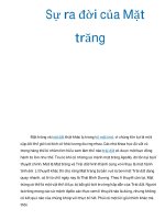 Sự ra đời của Mặt trăng doc