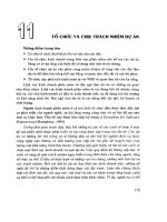 Quản lý dự án phần mềm - Chương 11 ppsx