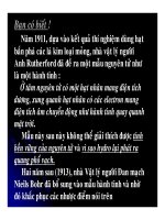 Bài giảng vật lý : Quang phổ vạch part 1 pps