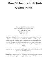 Bản đồ hành chính tỉnh Quảng Ninh ppt