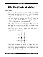 Bài giảng đồ họa : Các thuật toán vẽ đường part 1 potx