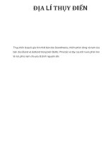 ĐỊA LÍ THỤY ĐIỂN pptx