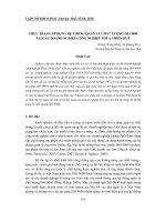 Báo cáo nghiên cứu khoa học: 