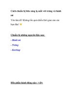 Cách chuẩn bị bữa sáng lạ mắt với trứng và bánh mì pptx