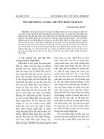 Báo cáo nghiên cứu khoa học: 