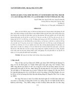 Báo cáo nghiên cứu khoa học: 