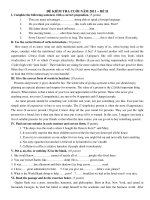 ĐỀ KIỂM TRA CUỐI NĂM 2011 – ĐỀ H pdf