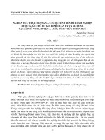 Báo cáo nghiên cứu khoa học: 