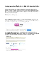 4 công cụ online để cắt xén và chia nhỏ video YouTube potx