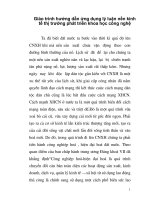 Giáo trình hướng dẫn ứng dụng lý luận nền kinh tế thị trường phát triển khoa học công nghệ p1 pptx