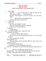 Giáo án âm nhạc lớp 1: Ôn bài hát : BẦU TRỜI XANH pps