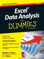 excel data analysis for dummies, 2nd edition