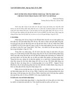 Báo cáo nghiên cứu khoa học: 