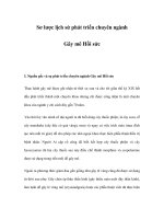 Sơ lược lịch sử phát triển chuyên ngành Gây mê Hồi sức pot