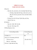 Giáo án lớp 4 môn CHÍNH TẢ (Trí nhớ) NGHỆ NHÂN BÁT TRÀNG. ppt