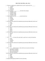 ĐỀ LUYỆN THI TIẾNG ANH - SỐ 4 doc