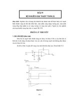 Thực tập vô tuyến đại cương - Bài 9 ppsx