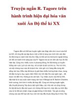 Truyện ngắn R. Tagore trên hành trình hiện đại hóa văn xuôi Ấn Độ thế kỉ XX ppsx