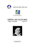 Thông tin toán học tập 4 số 1 ppsx