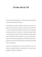 Âm nhạc dân tộc Việt potx