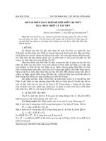 Báo cáo nghiên cứu khoa học: 