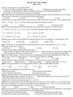 ĐỀ THI THỬ TỐT NGHIỆP Môn: vật lý doc
