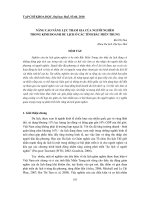 Báo cáo nghiên cứu khoa học: 