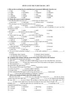 ĐỀ ÔN LUYỆN THI TN-ĐH NĂM 2011 – ĐỀ 5 ppsx