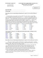 KỲ THI THỬ TỐT NGHIỆP THPT NĂM 2011 LẦN 2 Môn thi: TIẾNG ANH - Mã đề thi 173 pps