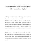 Mối tương quan giữa thể loại âm nhạc Cung đình Huế và Ca nhạc thính phòng Huế ppsx