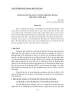 Báo cáo nghiên cứu khoa học: 