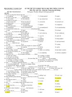 KỲ THI THỬ TỐT NGHIỆP TRUNG HỌC PHỔ THÔNG NĂM 2011 - ĐỀ SỐ 8 ppt