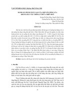 Báo cáo nghiên cứu khoa học: 