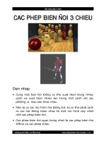 Bài giảng đồ họa : CÁC PHÉP BIẾN ĐỔI 3 CHIỀU part 1 pptx