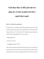 Cách thực hiện và diễn giải một test gắng sức có kèm sự phân tích khí ở người khoẻ mạnh ppsx