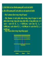 Bài giảng vật lý : Ứng dụng thuyết lượng tử trong nguyên tử Hidro part 3 doc
