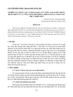 Báo cáo nghiên cứu khoa học: 