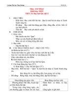 Giáo án âm nhạc lớp 1: Học hát bài: QUẢ pps