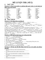 ĐỀ LUYỆN THI ( SỐ 2) potx