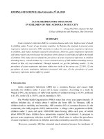 Báo cáo nghiên cứu khoa học: 