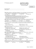 ĐỀ THI TRẮC NGHIỆM MÔN VẬT LÝ - Mã đề thi 1 pdf