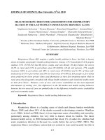 Báo cáo nghiên cứu khoa học: 