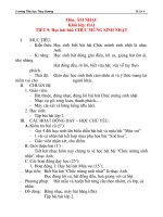 Giáo án âm nhạc lớp 2: Học hát bài: CHÚC MỪNG SINH NHẬT pot