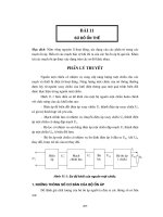 Thực tập vô tuyến đại cương - Bài 11 pptx