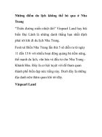 Những điểm du lịch không thể bỏ qua ở Nha Trang pptx